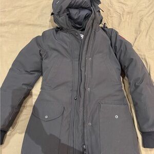 Canada Goose Black Hooded Ski Jacket